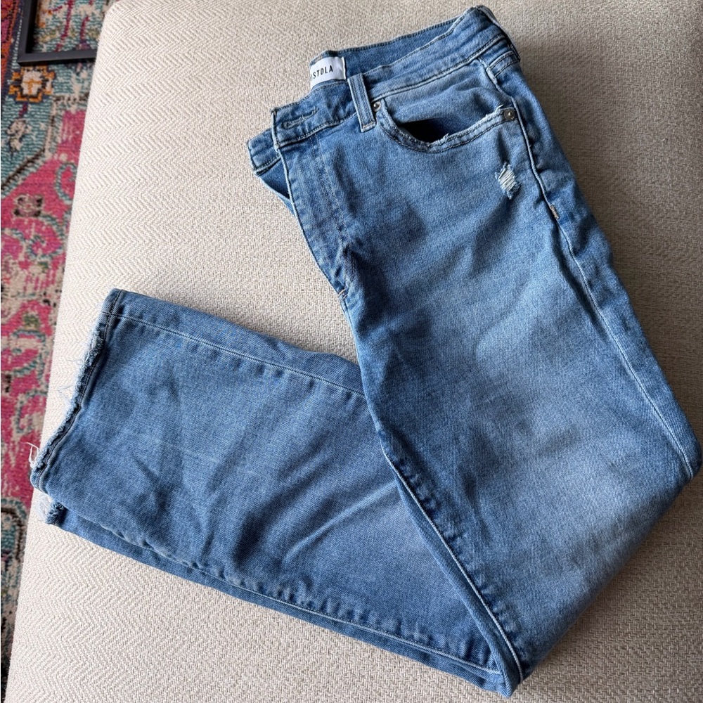 Pistola High Rise Blue Jeans